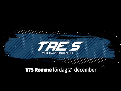 Speltips V75 Romme 21 december