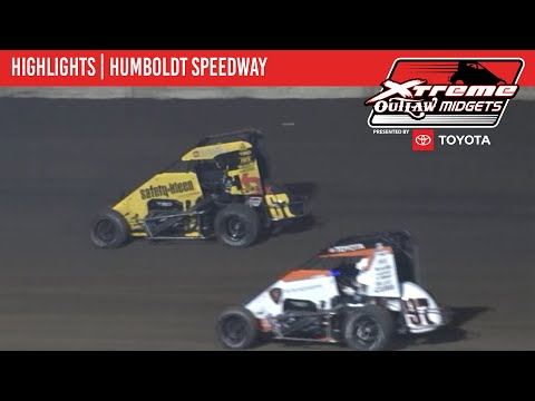 Xtreme Outlaw Midget Series Presented by Toyota | Humboldt Speedway | May 10, 2024 | HIGHLIGHTS - dirt track racing video image