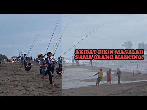 Banyak yang do'a in, langsung terkabul,pemancing vs jaring,#viral lomba mancing sodong. 