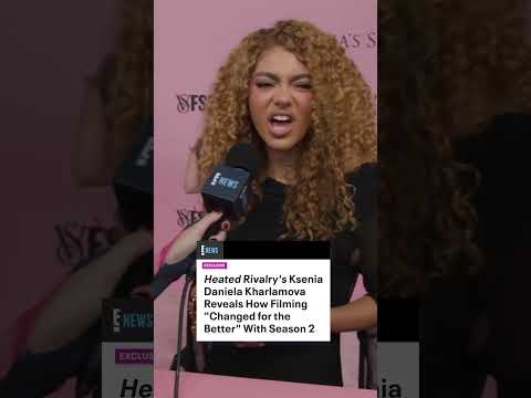 Ksenia Daniela Kharlamova on season two of "Heated Rivalry" at the Victoria's Secret Fashion Show.