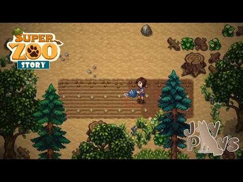 Turning Our Overgrown Farm Into A Zoo! | Super Zoo Story [ALPHA]