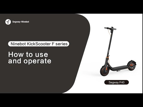 Segway Ninebot F-Series Activation & Functional Testing Tutorial
