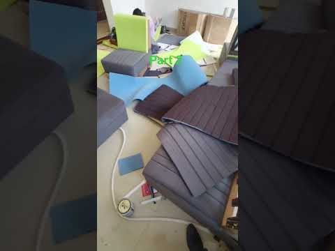 How We Finish a Stylish Sofa | Sofa Making Process Part 2 | Sofa Wala Studio #shorts