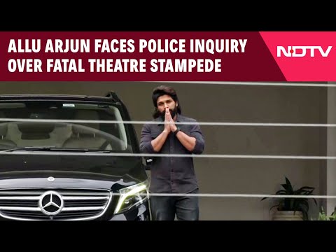 Allu Arjun News | Actor Allu Arjun Grilled By Police Over Theatre Stampede Incident
