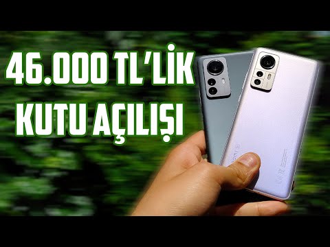 46.000 TL'LİK KUTU AÇILIŞI! | Xiaomi 12 Pro ve Xiaomi 12 Ofiste!