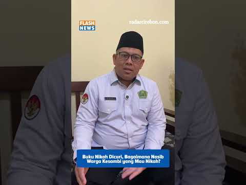 Buku Nikah Hilang Dicuri