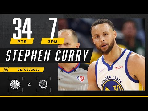 Steph Curry's 34 PTS were NOT ENOUGH for the Celtics in Game 1 of the 2022 NBA Finals video clip