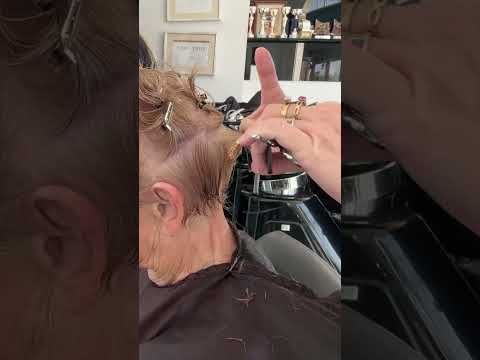Cutting pixie layer haircut #haircut #hair #hairstyle #video #short #blowup #womenhaircut #women /#u