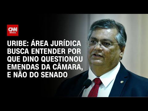 Uribe: Jurídico busca entender por que Dino questionou emendas da Câmara, e não do Senado|BASTIDORES