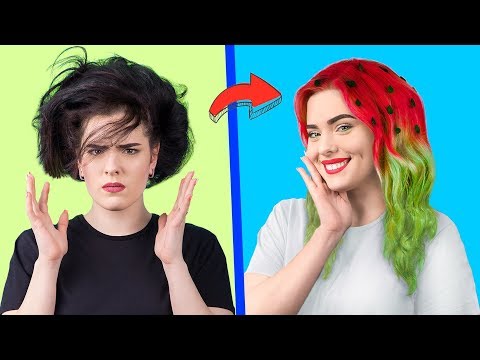 10 Stylish And Easy Hairstyles For Gorgeous Look / Hairstyle Challenge! - UCWwqHwqLSrdWMgp5DZG5Dzg