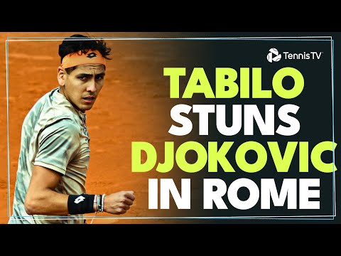 Alejandro Tabilo Stuns Novak Djokovic! | Rome 2024