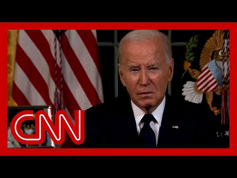 Watch Biden's full Oval Office address on Israel-Hamas conflict