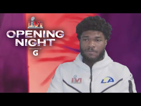 Cam Akers Speaks at Rams Opening Night video clip