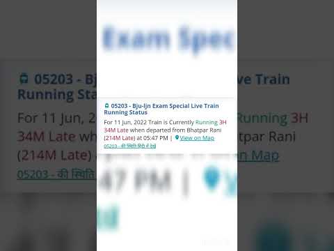 05203 - Bju-ljn Exam Special Live Train Running Status