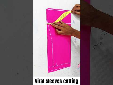 viral sleeves cutting ✂️ simple cutting #sleevscutting #sewingtutorial