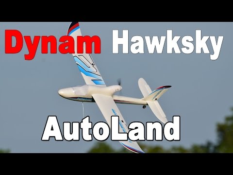 Radio Control Airplane Lands by Itself - Dynam Hawksky V2 - UCf_qcnFVTGkC54qYmuLdUKA