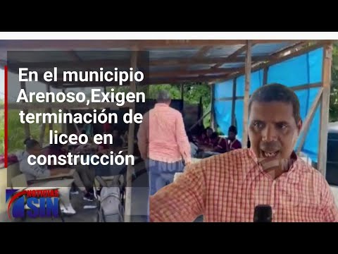 Exigen terminación de liceo en construcción