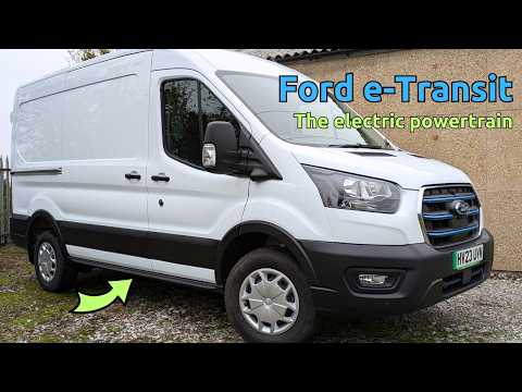 Ford e-Transit EV powertrain. How Ford have electrified the Transit van.