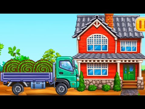 PERMAINAN KECERDASAN ANAK MERAKIT KENDARAAN DAN MEMBANGUN TAMAN UNTUK RUMAH | GO KIDS