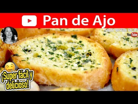 Cómo hacer PAN DE AJO |  Vicky Receta Facil - UCewhO42h_TIKZdntpI-v39g