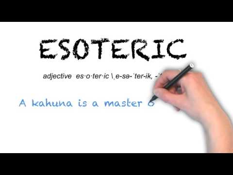 How to Pronounce 'ESOTERIC' - English Pronunciation