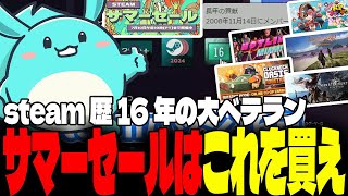 Steam歴16年のすもも、サマーセール2025おすすめゲームを語る