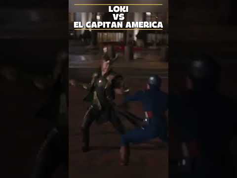Loki vs Capitán América #viralshorts #avengers #avengersclips #moviclip #shorts