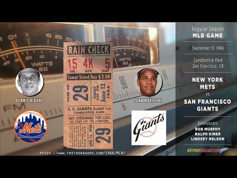 New York Mets vs San Francisco Giants - Radio Broadcast video clip