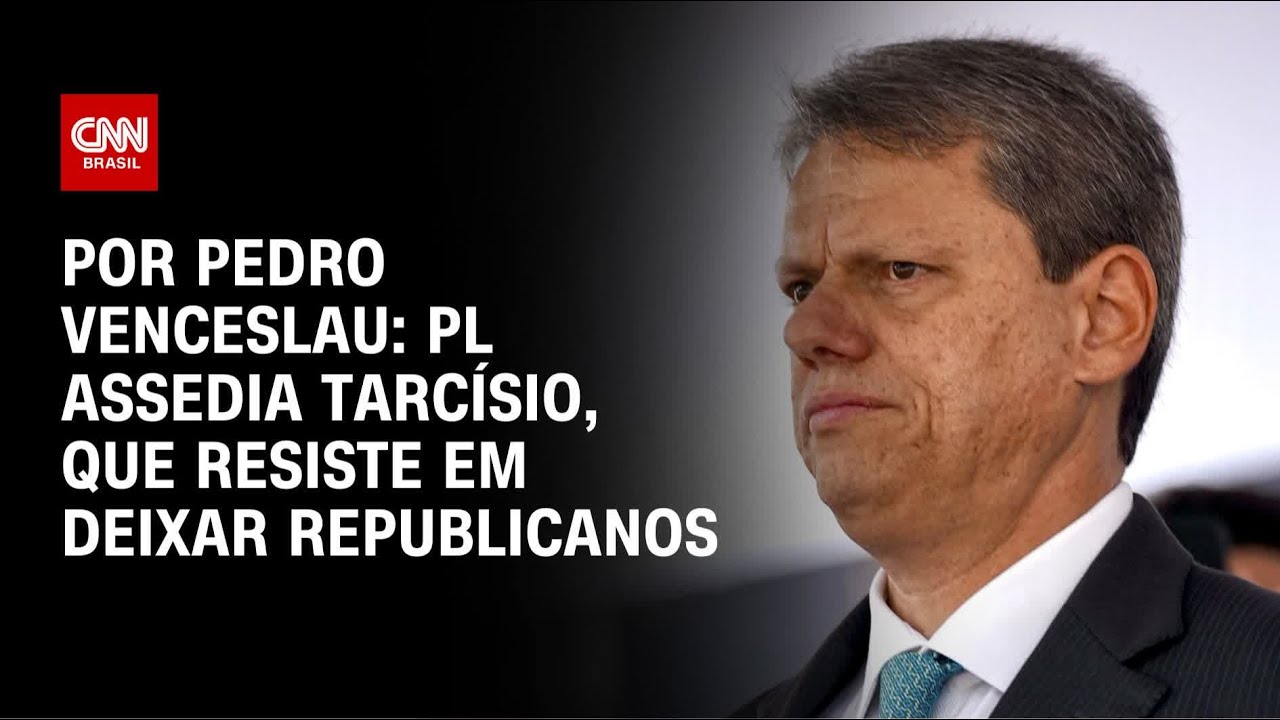 Análise PL assedia Tarcísio que resiste em deixar Republicanos | CNN 360º