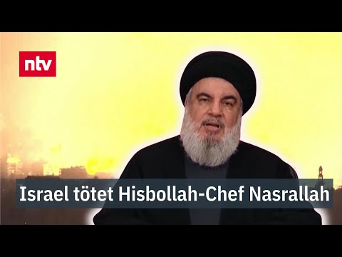 Hisbollah-Chef ist tot - Aufnahmen zeigen israelischen Luftschlag auf Beirut | ntv
