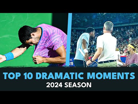 Top 10 Dramatic Moments From 2024 Tennis Season