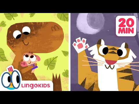 COWY AND HER ANIMAL FRIENDS 🐘🐧🦄 Animal Songs for Kids | Lingokids