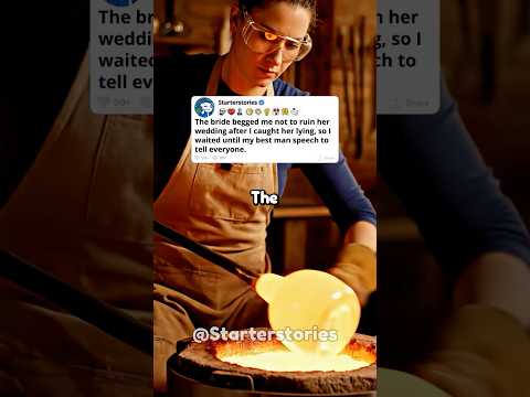 The bride begged me not to ruin her wedding after I caught her lying, so I exposed her in my speech.