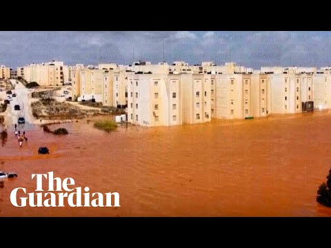 Lybia: Drone footage shows scale of flooding
