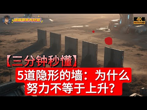 5道隐形的墙:为什么努力不等于上升?