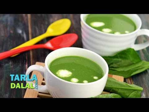 क्रीम ऑफ़ पालक सूप (Cream of Spinach Soup / Palak Soup) by Tarla Dalal - UCYRRwNWXxCKFaVjFuXo1I8Q