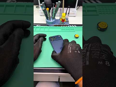 Procedimento <strong>de</strong> recuperação da tela quebrada original do iPhone 17 <strong>pro</strong> Max   #iphone  #trocadevidro