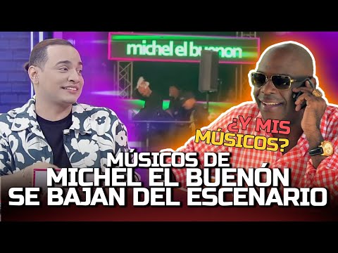 Músicos de Michel el Buenón se bajan del escenario sin terminar el evento | Vive el Espectáculo