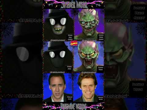 Spider-Man Noir Vs Duende Verde Willem Dafoe/TikTok Challenge Marvel Humor. #shorts YouTube