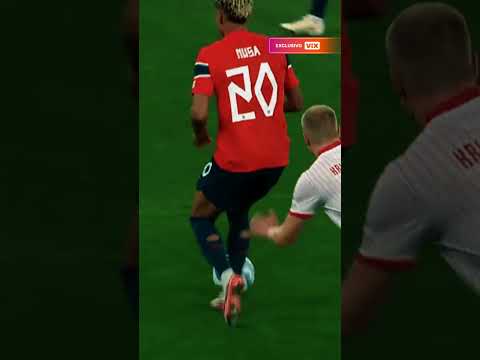 Realmente creo que Haaland sí es un androide 🤖😱 - Noruega vs Dinamarca | UEFA Nations League