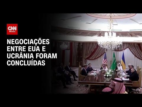 ​EUA e Ucrânia concluem negociações “produtivas” na Arábia Saudita | CNN PRIME TIME