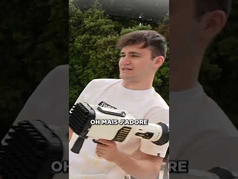 Le pistolet à bulles est incroyable !