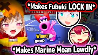Gigi Caught HoloJP Off-Guard With Her Gaming Skills In Mario Tennis【Ho