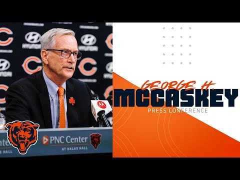 George H. McCaskey end-of-season press conference | Chicago Bears video clip