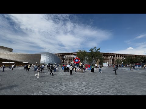 【9時00分入場（東ゲート）】アメリカ館への最短ルート（ヨルダン館とNullNullへ約10分）大阪万博（夢洲） [4K] Osaka  2025 EXPO  (JAPAN)#万博