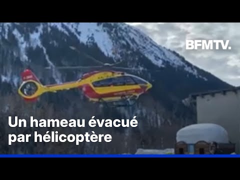 Isère: bloqués suite à une avalanche, des vacanciers évacués par hélicoptère