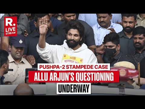 Allu Arjun Being Questioned By Hyderabad Police Over Pushpa-2 Stampede Incident