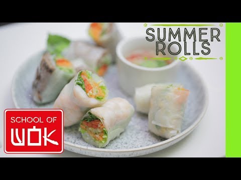 Fresh Vietnamese Summer Roll Recipe with Nuoc Cham Sauce! | Wok Wednesdays
