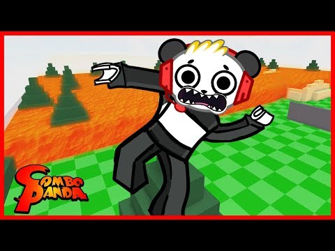 Jumping Into Rainbows Random Roblox Game Play With Cookie Swirl C - roblox floor is lava at the playground let s play with combo panda