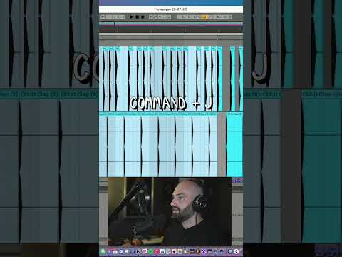 Ableton Live cut & consolidate key commands ✂️⌨️ #shorts
